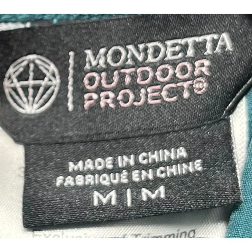 Mondetta Outdoor Project Womens Sz M CuffedTeal Shorts Casual Hiking-1807 - Picture 3 of 6